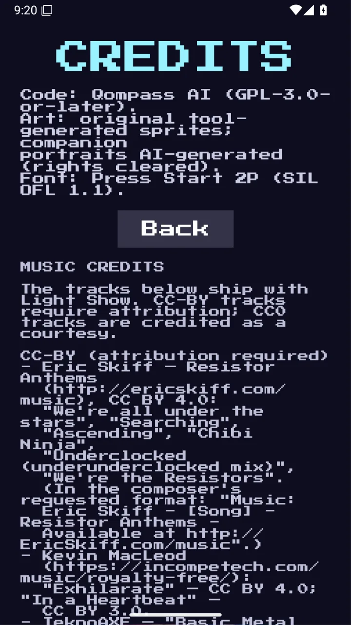Light Show — Credits